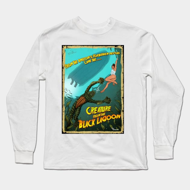 The Creature Long Sleeve T-Shirt by ted1air